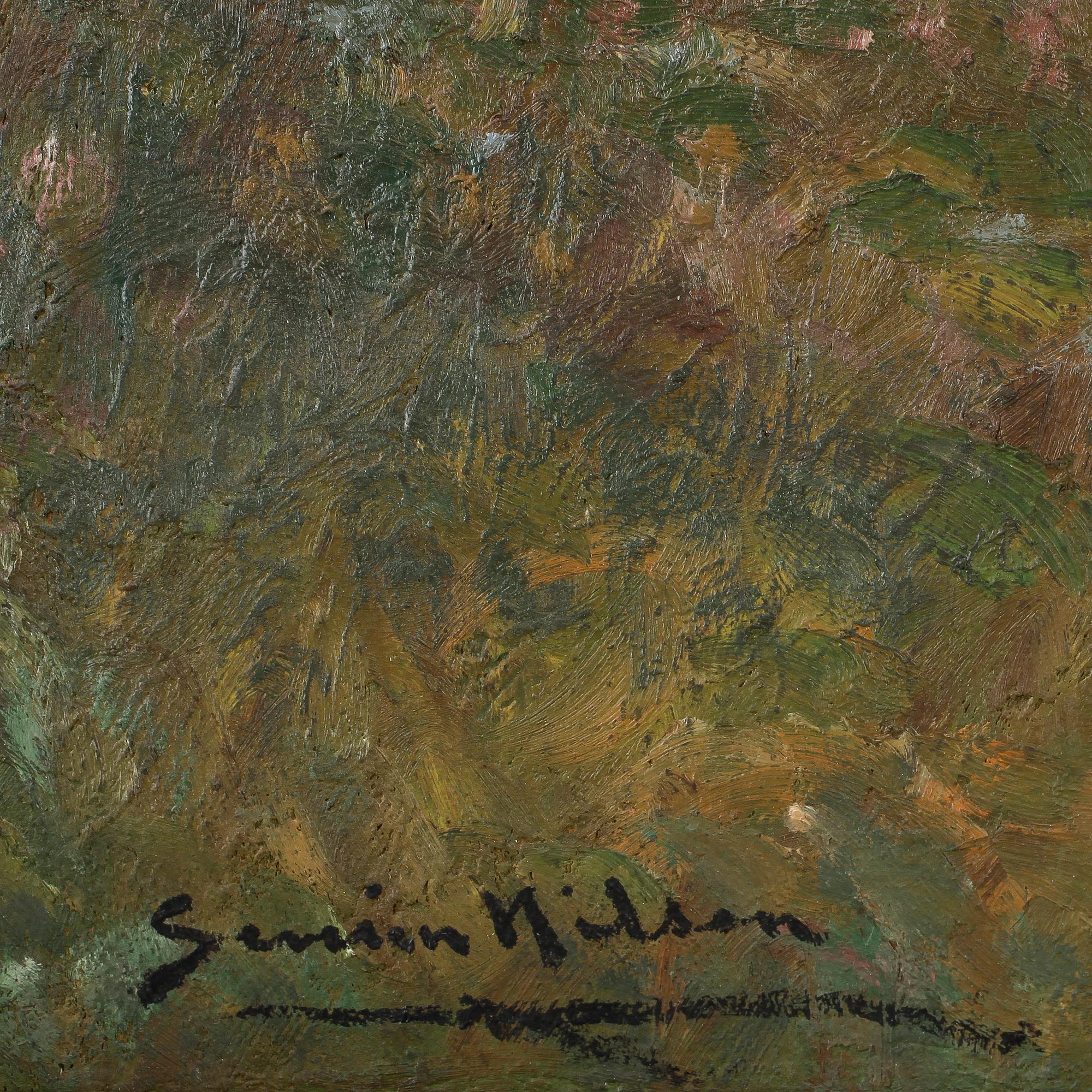 SEVERIN NILSON, olja på duk, signerad.