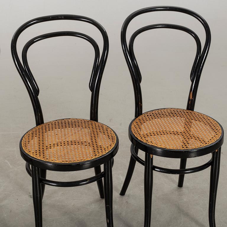 CHAIRS, 4 st, Thonet style.