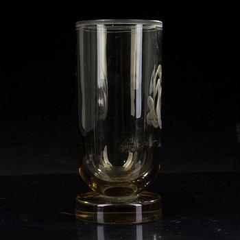 VAS, glas, signerad Riihimäen Lasi Oy, -37 G...