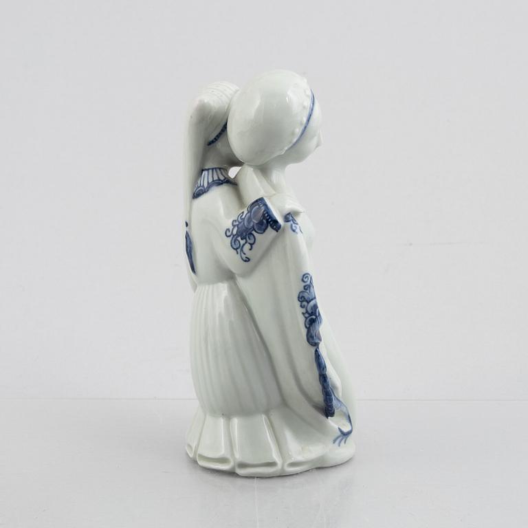 Georg Thylstrup, figurin, modell 1760, porslin, Royal Copenhagen, Danmark, 1900-talets första hälft.