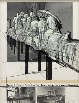 Christo Vladimirov Javacheff, "Wrapped statues, Project for Die Glyptothek, München".