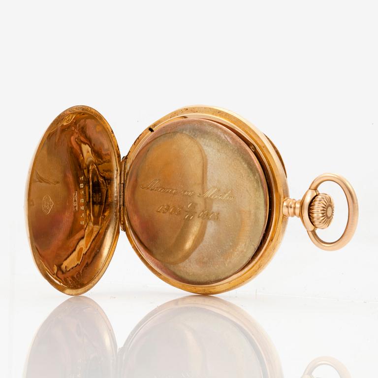 OMEGA, pocket watch, 36 mm, "Red Twelve",