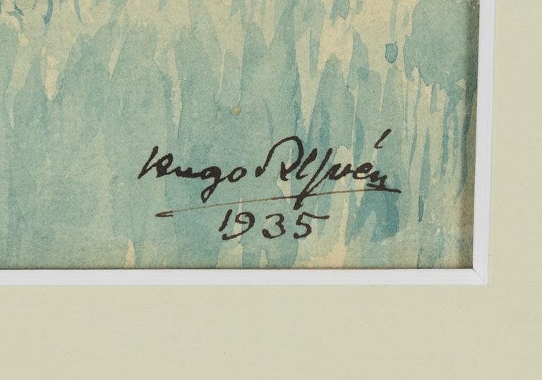 Hugo Alfvén, "Från Åkerö, Leksand 1935".