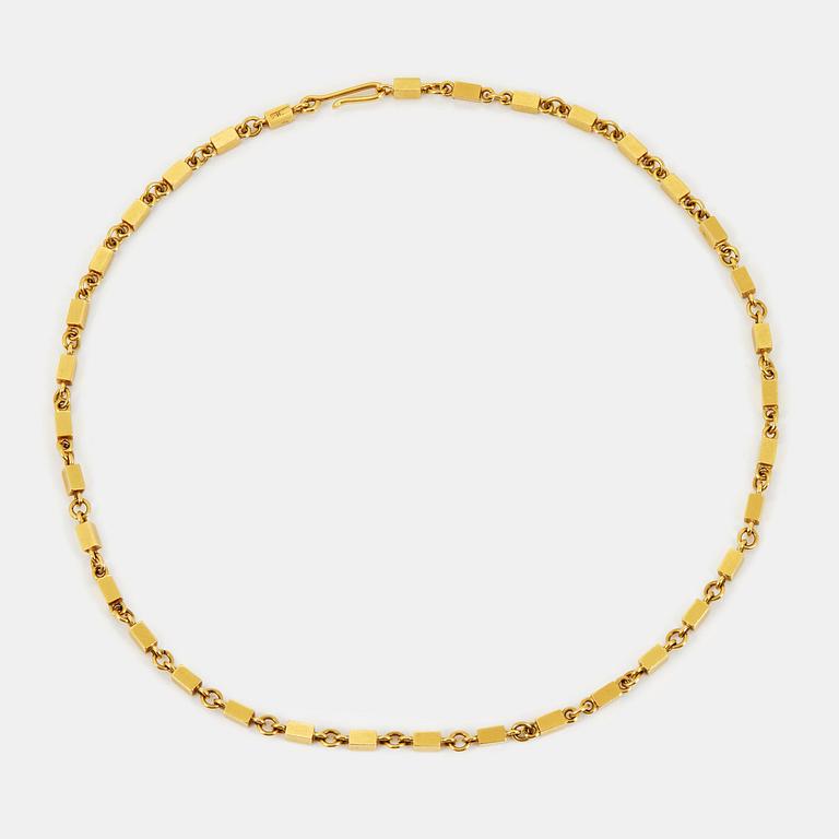 Wiwen Nilsson, an 18k gold necklace, executed in Lund Sweden 1961.