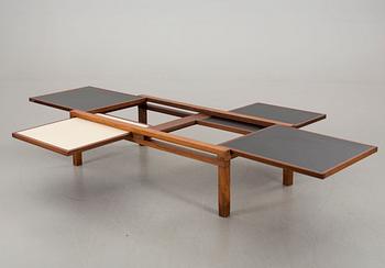 A Bernard Vuarnesson Sculptures Jeux coffee table, 1980's.