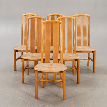 Stolar, 6 st, troligen Danmark, 1960-70-tal.