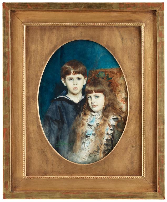 Anders Zorn, "Barnen Stuers".