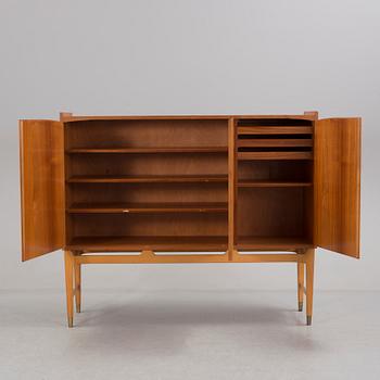 A teak veneer cabinet from Abrahamssons möbelfabrik, second half of the 20th Century.