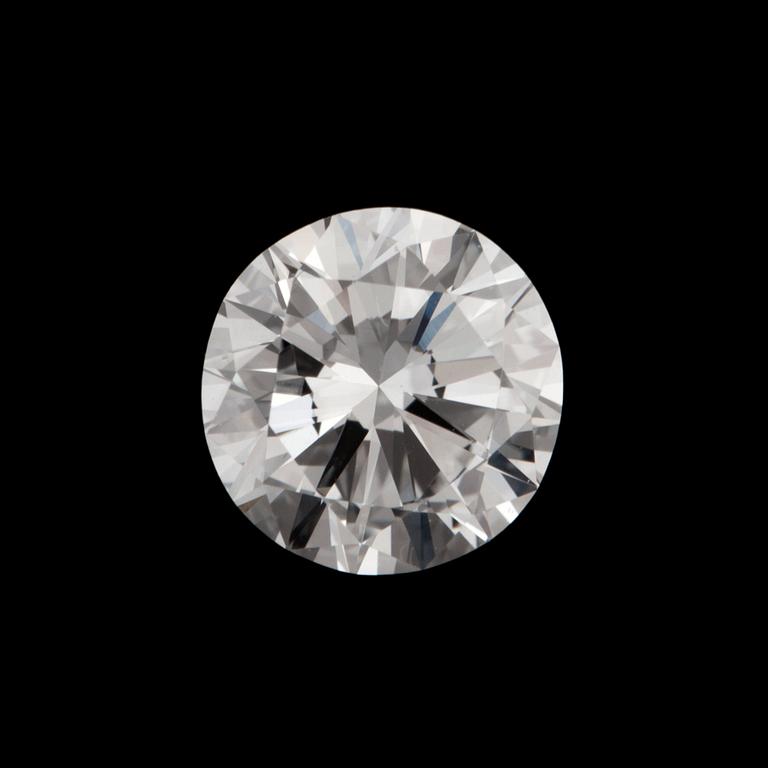 DIAMANT, briljantslipad, 1.00 ct, D/IF, oinfattad.