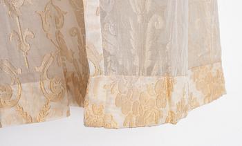 Skira gardiner, fyra stycken, bomull.