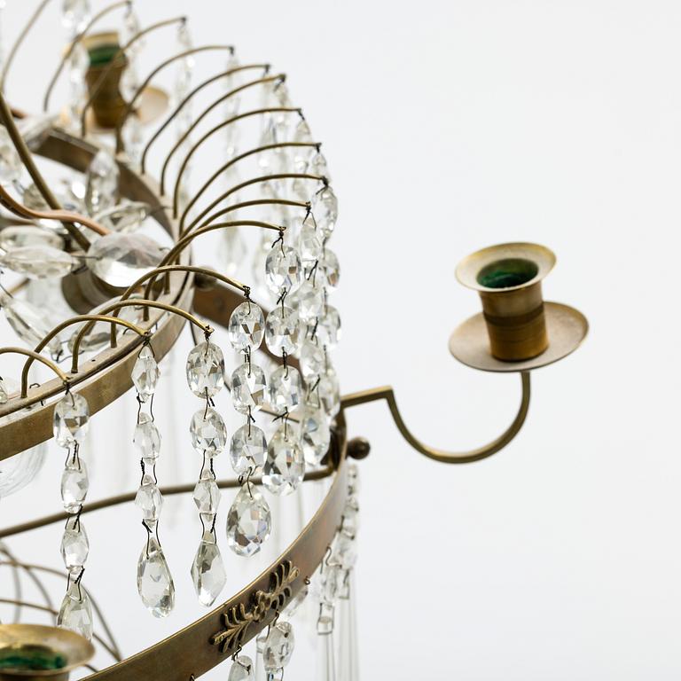 Chandelier, Gustavian style, latter half of the 19th century.