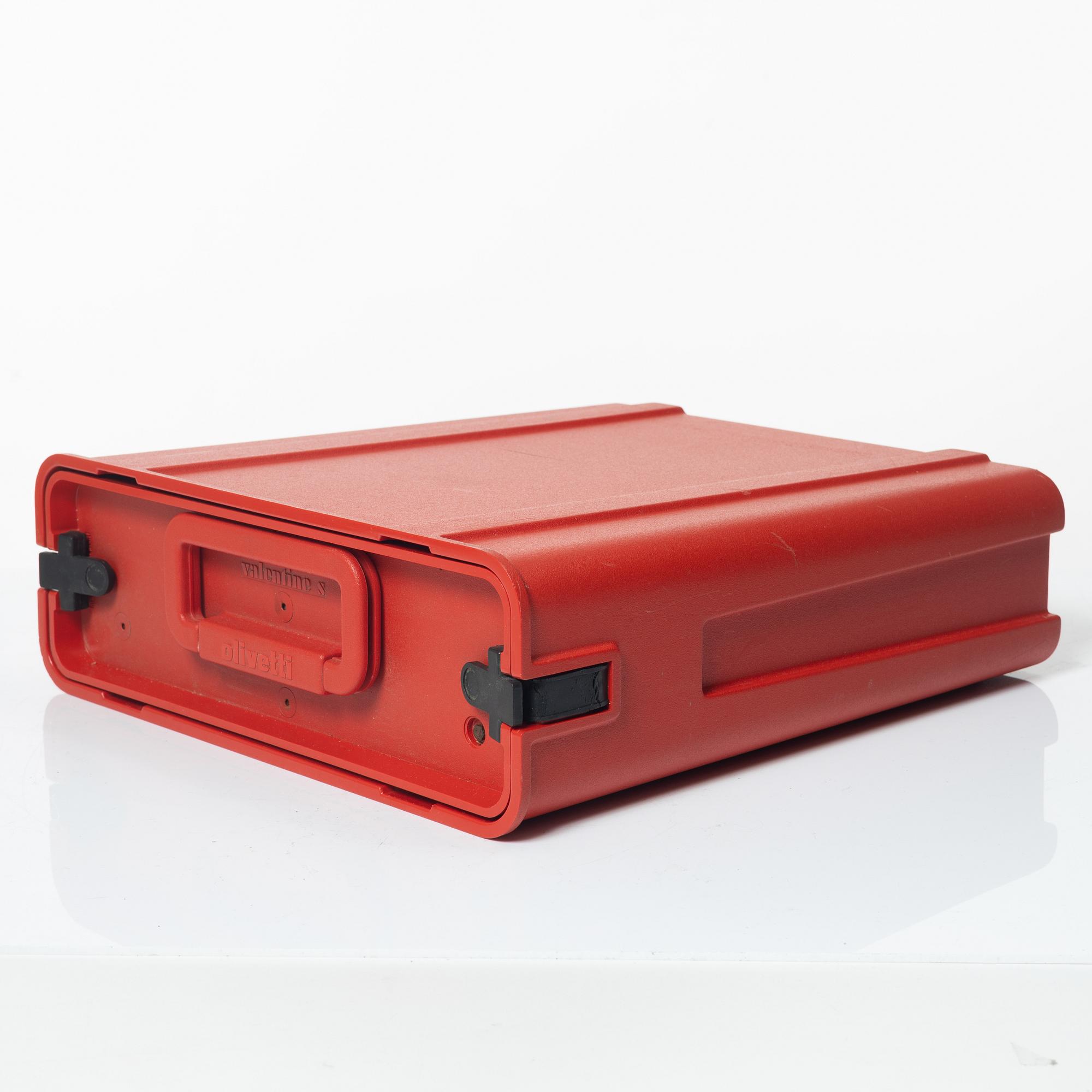 Ettore Sottsass, Skrivmaskin, "Valentine", Olivetti, Italien, 1900-talets andra hälft.