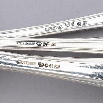 A silverware set, model 'I', 175 pieces, W.A. Bolin, Stockholm 1931-1957.