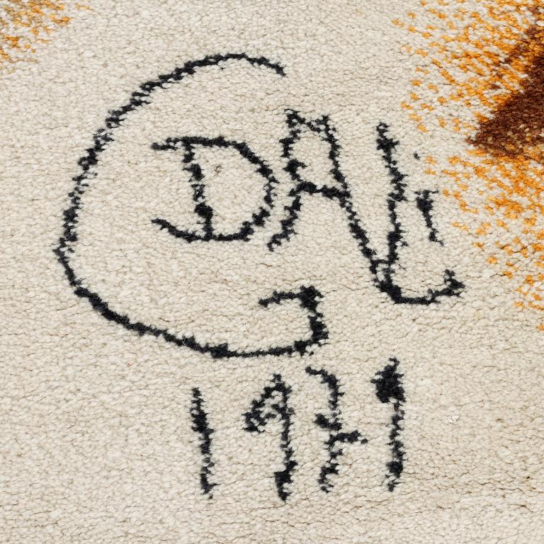 A rug after Salvador Dalí, Ege Art-line, Denmark, second half of the 20th century, 276 x 180 cm.