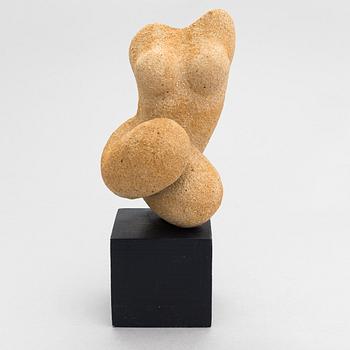 Raimo Veranen, sculpture, sandstone, signed and dated -76.