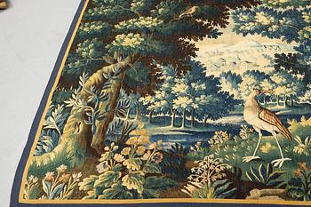 A tapestry, "Verdure", tapestry weave, ca 218  x 327 cm cm, Flanders, the first half of the 18th century.