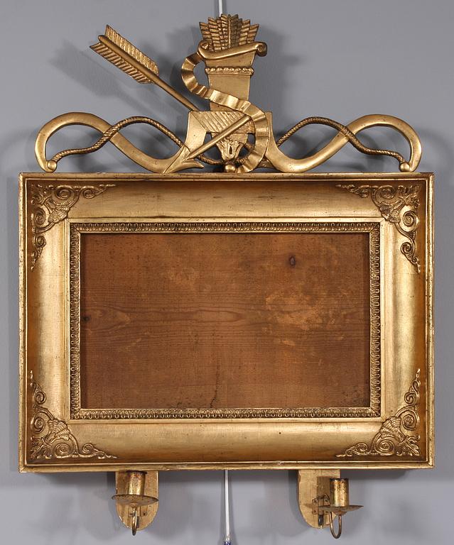 SPEGELLAMPETTER, ett par, empir, 1800-talets första hälft.