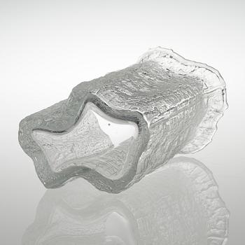 A TIMO SARPANEVA GLASS VASE, Finlandia-series, signed Timo Sarpaneva -3359.