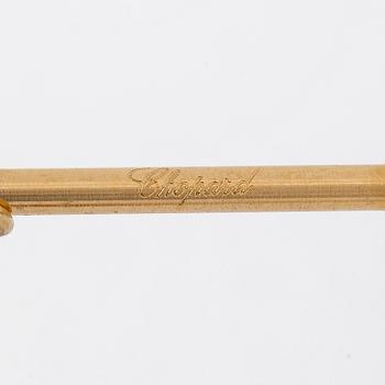 Chopard, armbandsur, hjärta, 18K guld med diamanter och rubiner, 22,5 mm.