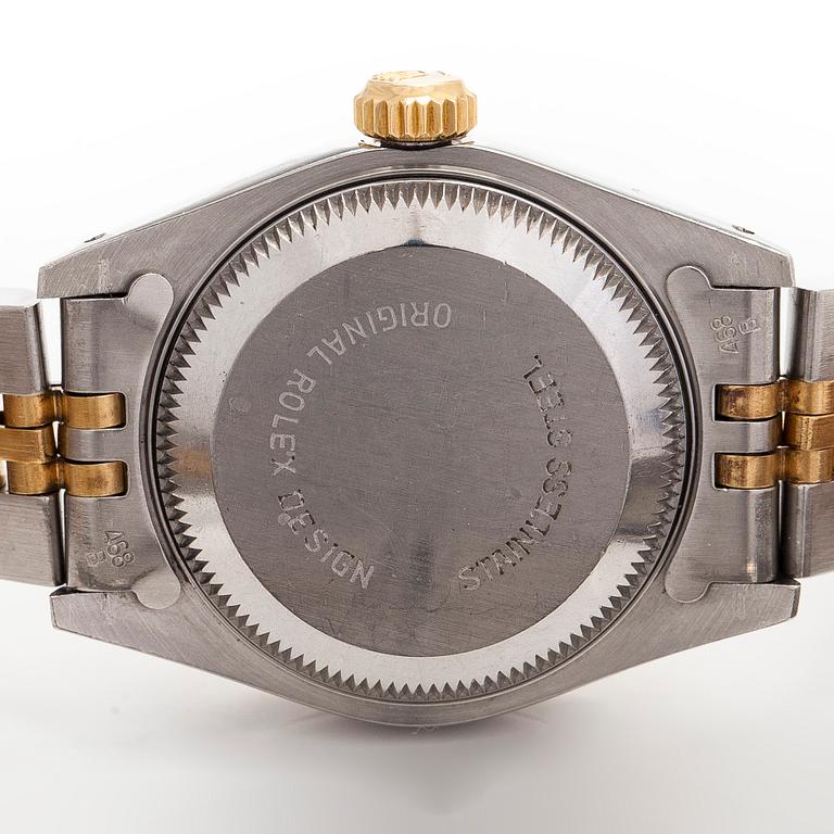 Rolex, Oyster Perpetual Datejust, "Diamond Dial", wristwatch, 26 mm.