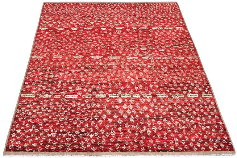 A Moroccan carpet, c. 247 x 173 cm.