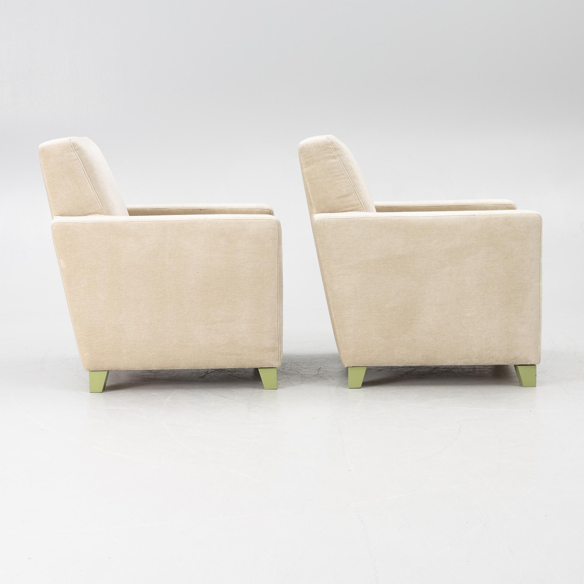 A pair of 'Caspian Club Chairs' by RIJD, contemporary.