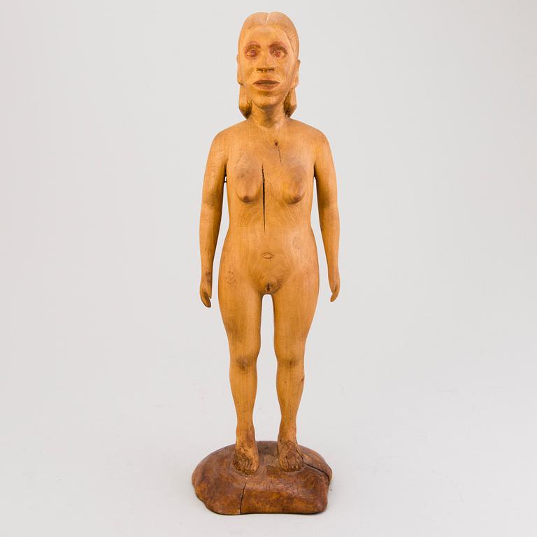 ALPO JAAKOLA, puuveistos, signeerattu.