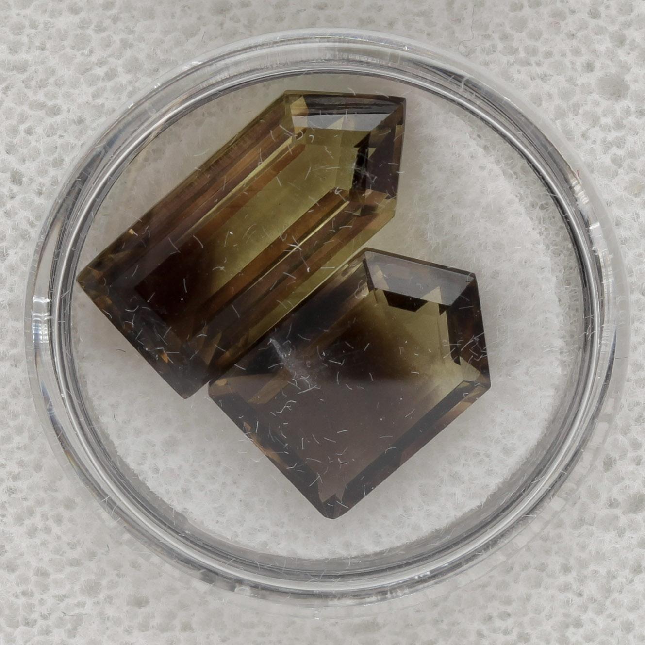 ÄDELSTENSSAMLING, 25 delar.