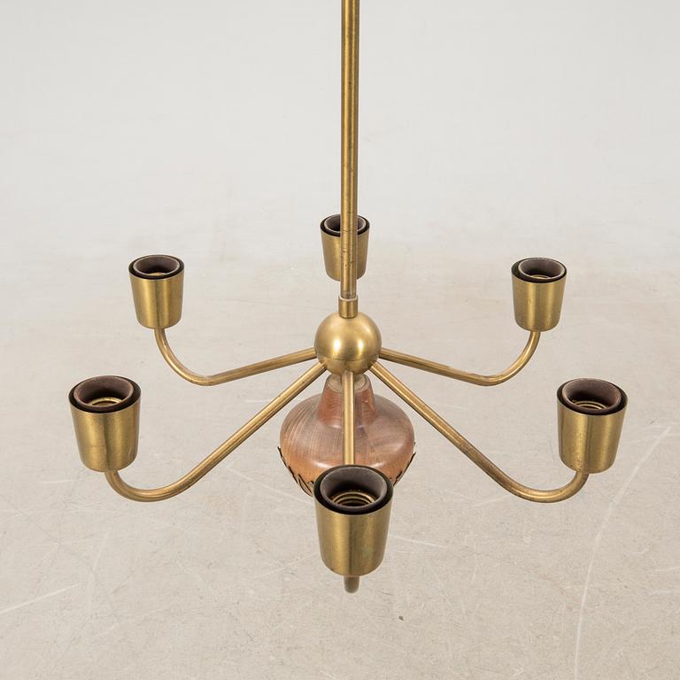 Cebe, ceiling lamp model no. A4170, 1940s.