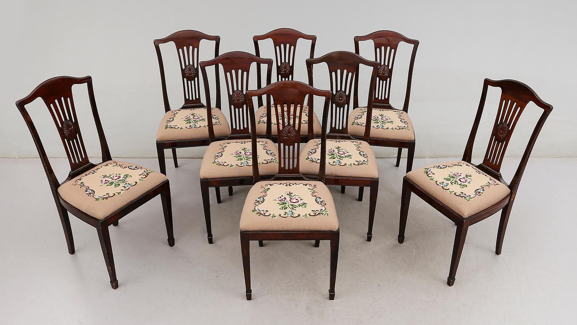 STOLAR, 8 st, Danmark, 1900-talets första hälft.