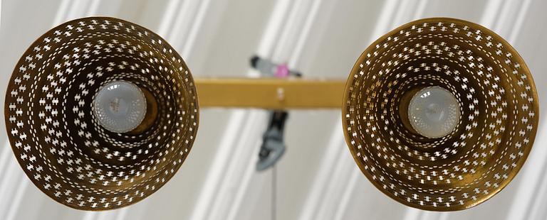 Hans Bergström, taklampa, modell 70, ateljé Lyktan, Åhus, 1950-tal.