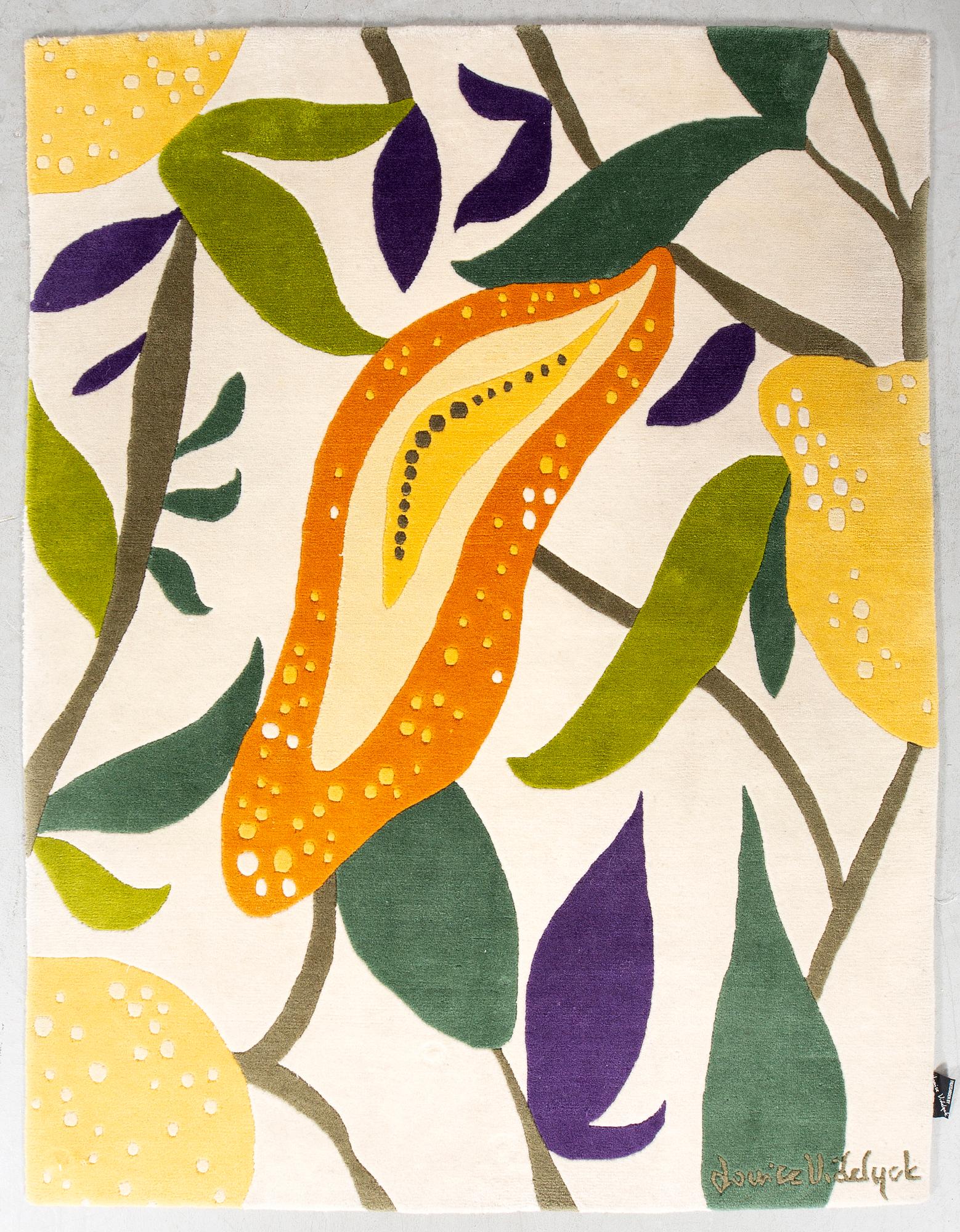 Louise Videlyck, matta tuftad "Fruitgarden" InHouse Group 200x140 cm.