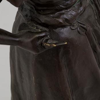 A SCULPTURE, after Max Valentin, signed M. Valentin,