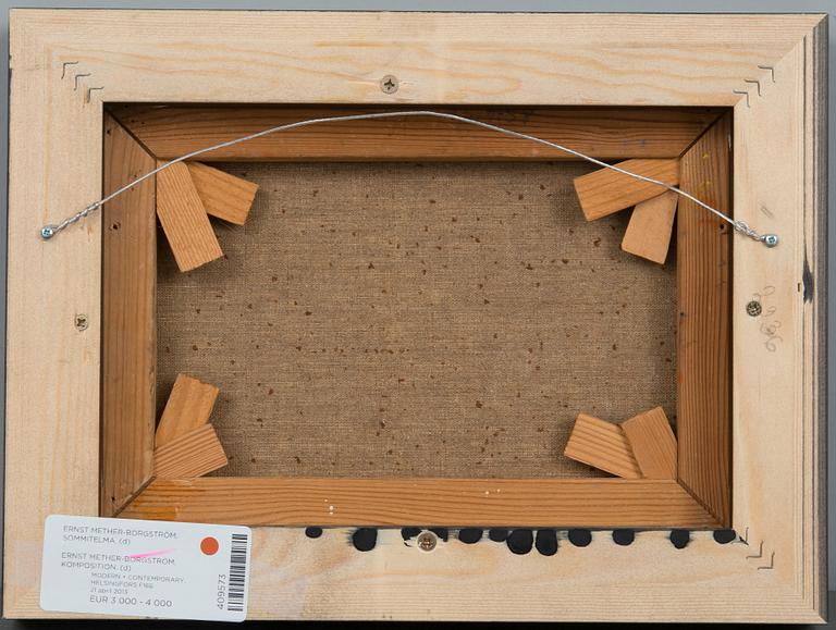 Ernst Mether-Borgström, KOMPOSITION.