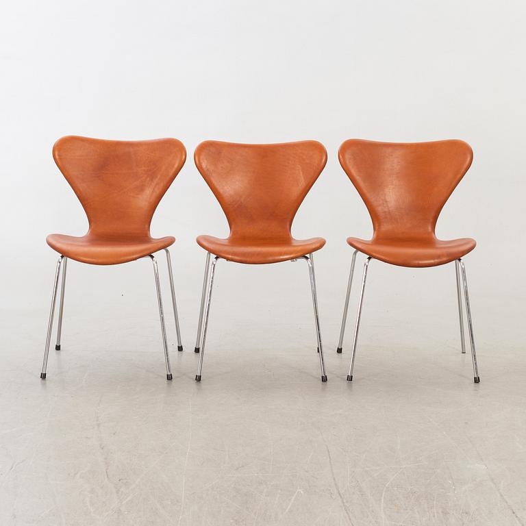 ARNE JACOBSEN, 6 st, "Sjuan", Fritz Hansen.