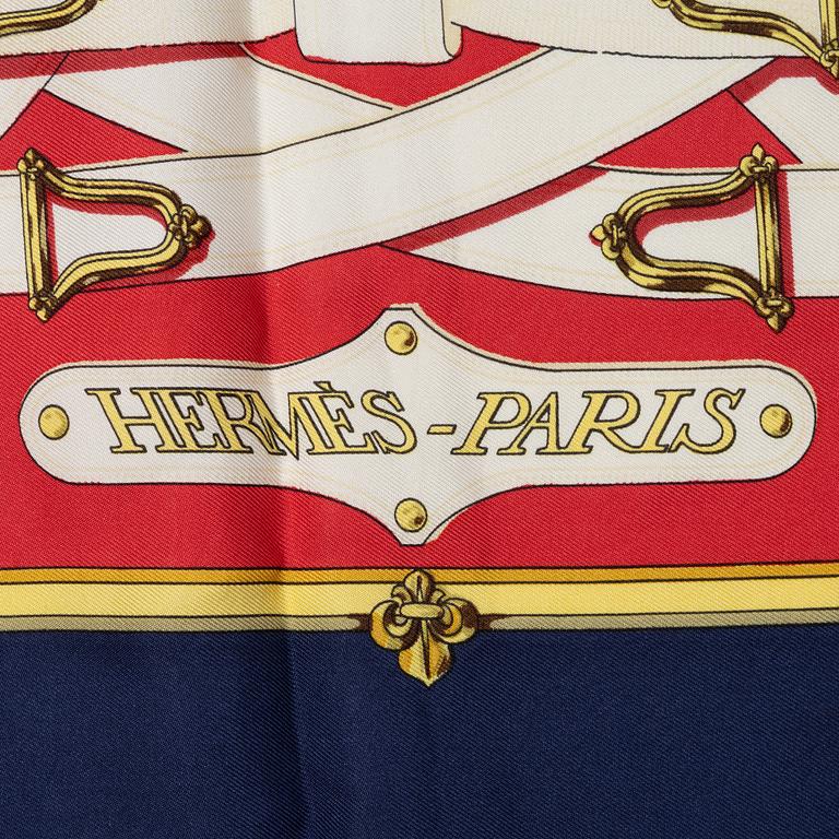 Hermès, scarf, "Cavalcadour" samt Nina Ricci scarf.