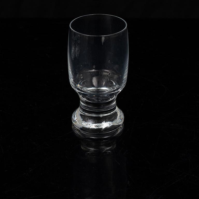 Signe Persson-Melin, a 67-piece 'Porter' glass service, Kosta.