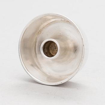 Bertel Gardberg, , A  'Birgitta' silver candleholder, model 22908, Hopeatehdas oy, Helsinki 1965.
