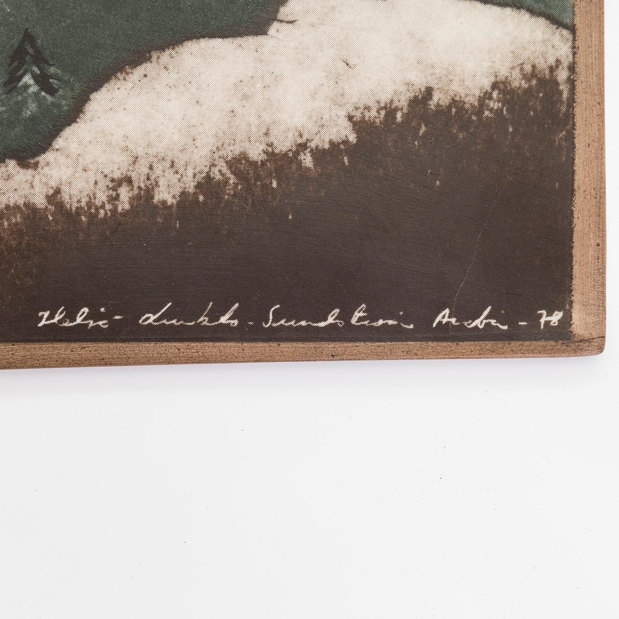 Heljä Liukko-Sundström, väggrelief, signerad Heljä Liukko-Sundström och daterad -78.