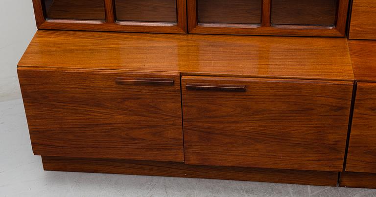 A 1960/70's rosewood bookcase by Ib Kofod Larsen, Faarup Møbelfabrik, Denmark.