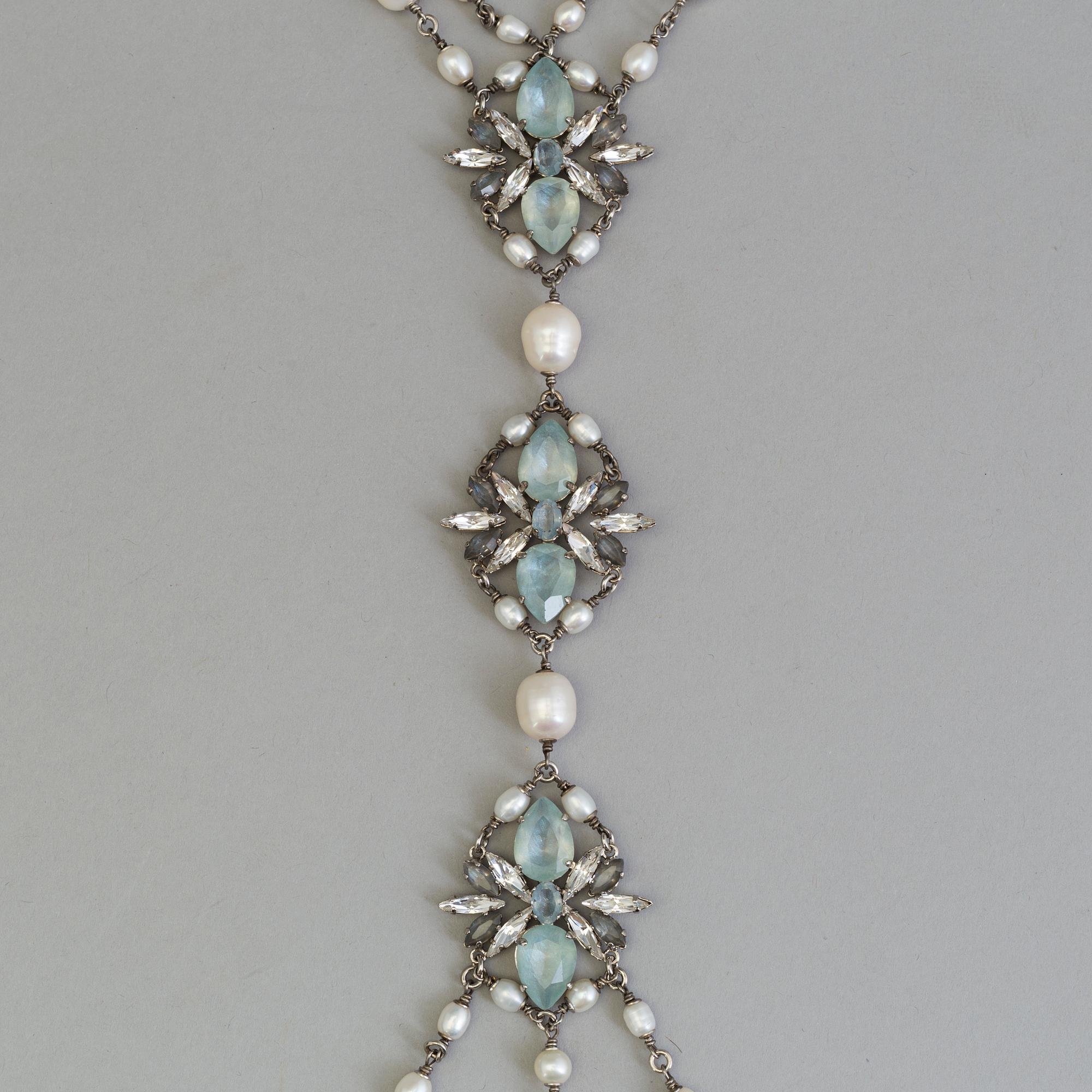 A necklace by Chanel from The Marie Antoinette Coollection 2013, runway piece.