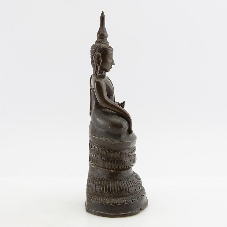 Buddha, bronze. Burma, probably 20th century.