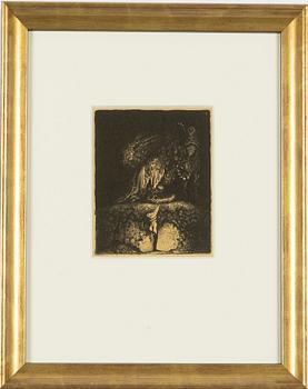 John Bauer, "God kväll farbror! sa pojken".