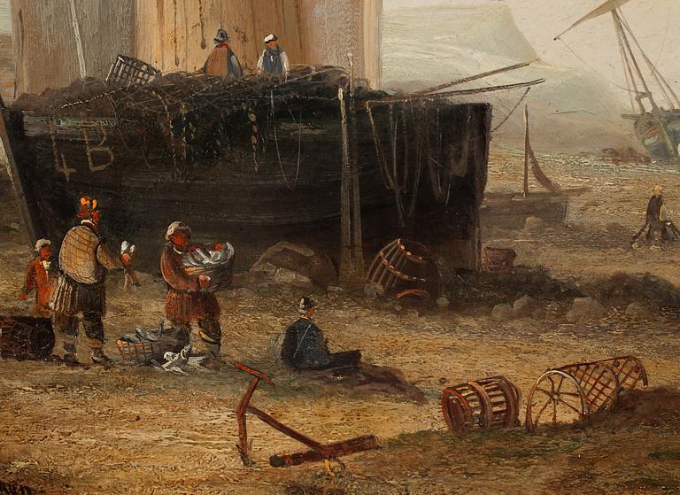 OIDENTIFIERAD KONSTNÄR, olja på duk, signerad W. Byron, omkring år 1900.