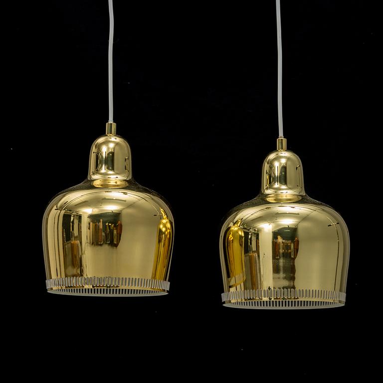 Alvar Aalto, a pair of model 'A330S' ceiling lights, Artek.