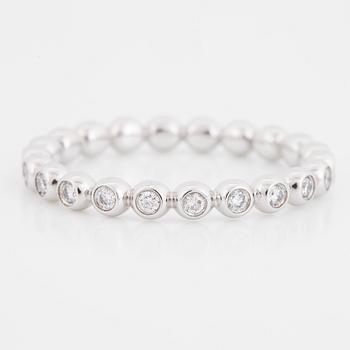 GEORG JENSEN, "Aurora", ring med briljantslipade diamanter.
