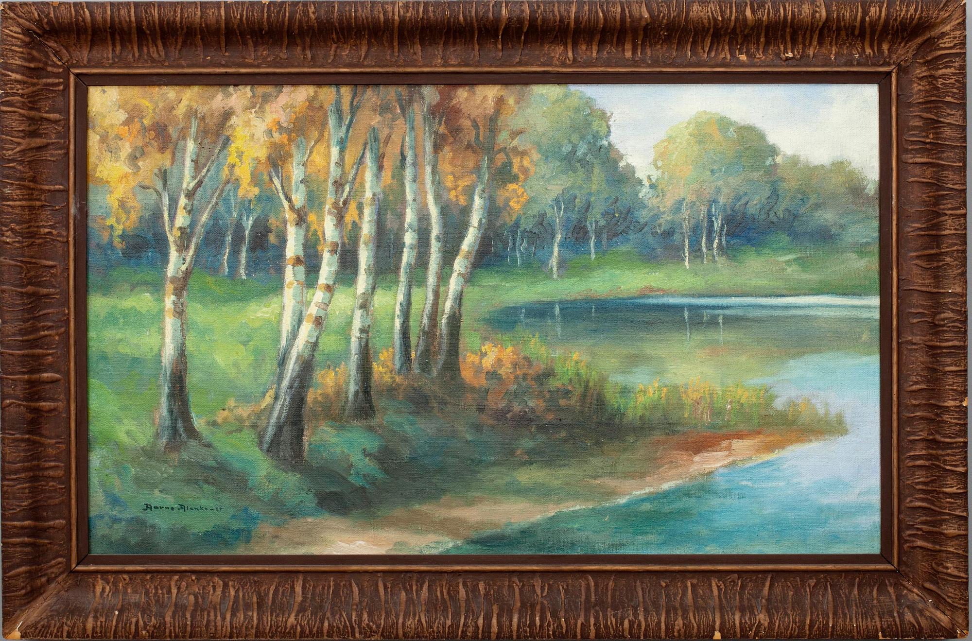 AARNE ALANKO (FINLAND), olja på duk, sign.