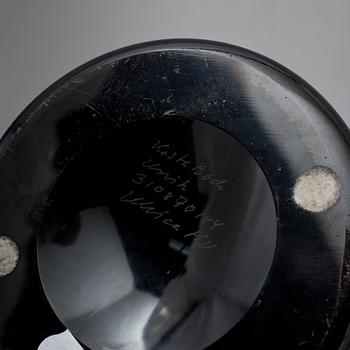 VAS, glas. Ulrica Hydman-Vallien, Kosta Boda 1987. Unik.
