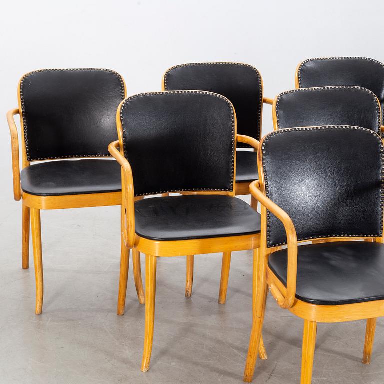 A set of six Ligna armchairs.