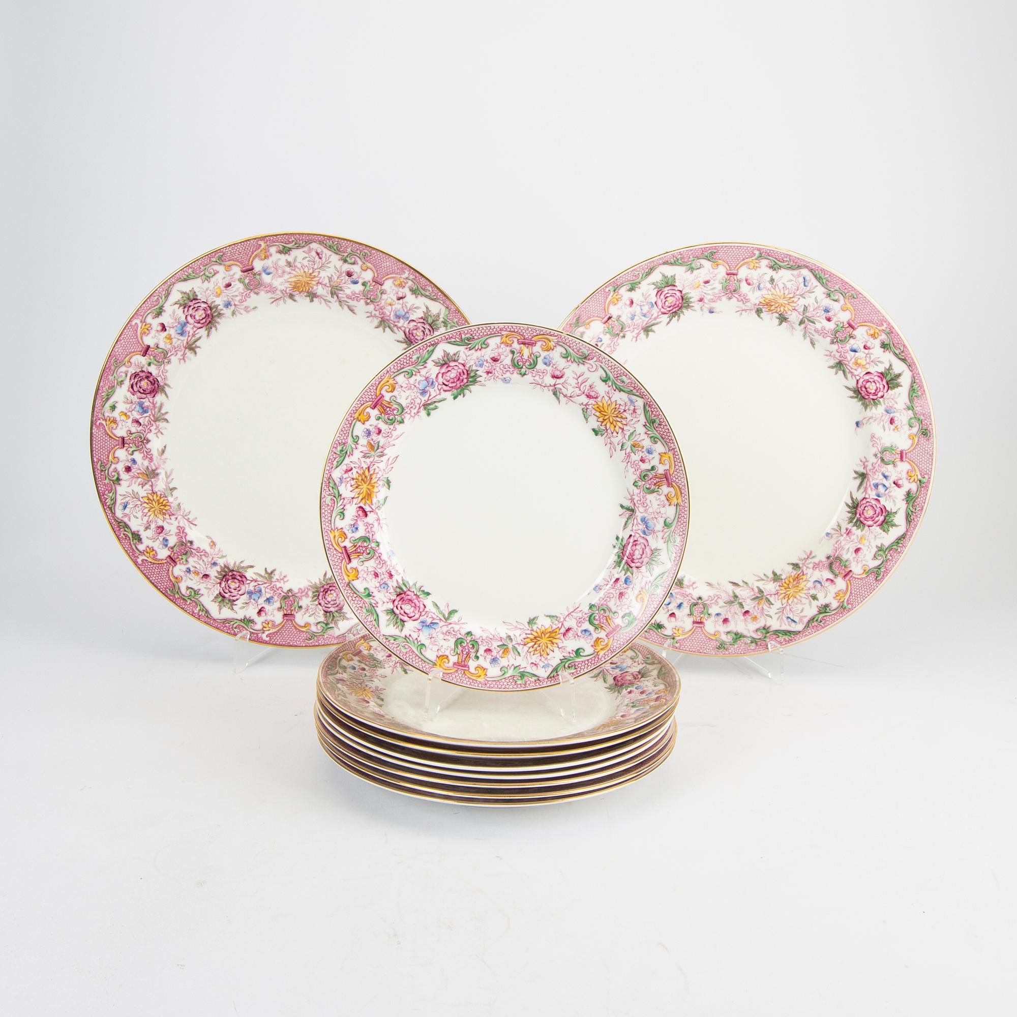 Servis 10 dlr "Formosa" Rörstrand  porslin omkring 1900.